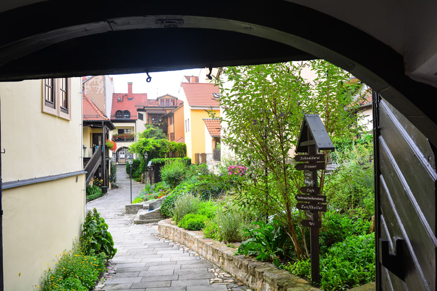 Ein Einblick in den Handwerkerhof in Rudolstadt