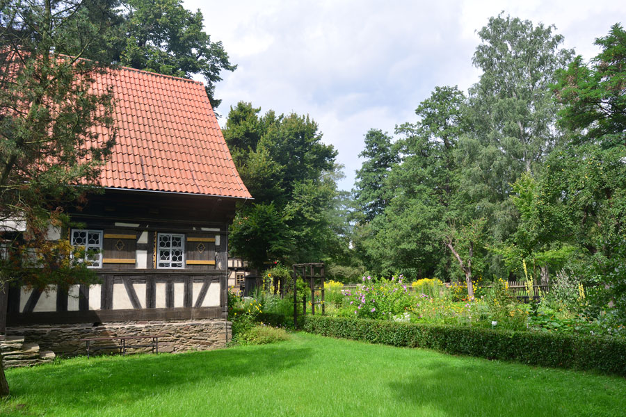 Thüriner Bauernhäuser im Freilichtmuseum Rudolstadt